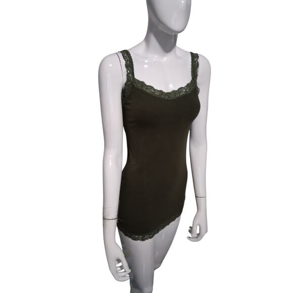 Y2K Bozzolo Whimsigoth fairygrunge Womens Small Lace Goblincore Grunge Tank Top - Picture 9 of 10